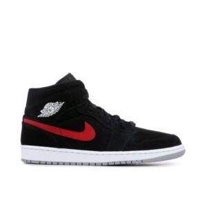 Jordan 1 Mid Multi-Color Swoosh Black 554724-065 - Arviolet photo 1