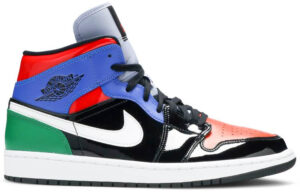 Jordan 1 Mid Multi Patent (Women's) CV5276-001 - Arviolet photo 1
