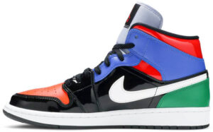 Jordan 1 Mid Multi Patent (Women's) CV5276-001 - Arviolet photo 2