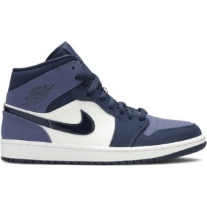 Jordan 1 Mid Obsidian Sanded Purple 554724-445 - Arviolet photo 1