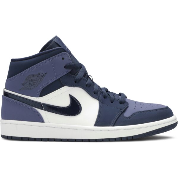 Jordan 1 Mid Obsidian Sanded Purple 554724-445 - Arviolet photo 1