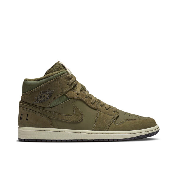 Jordan 1 Mid Olive Canvas (2018) BQ6579-300 - Arviolet photo 1