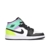 Jordan 1 Mid Pastel Black Toe (GS) 554725-175 - Arviolet photo 1
