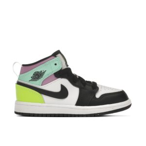 Jordan 1 Mid Pastel Black Toe (PS) 640734-175 - Arviolet photo 1