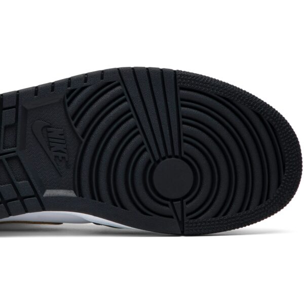 Jordan 1 Mid Patent Black White Gold 852542-007 - Arviolet photo 5