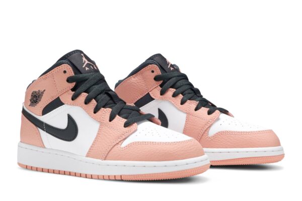 Jordan 1 Mid Pink Quartz (GS) 555112-603 - Arviolet photo 8