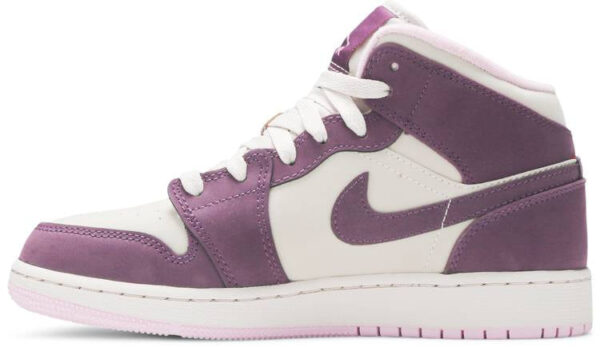 Jordan 1 Mid Pro Purple Desert Sand (GS) 555112-500 - Arviolet photo 2