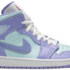 Jordan 1 Mid Purple Aqua 554724-500 - Arviolet photo 1