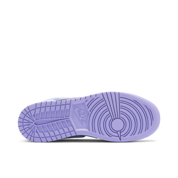 Jordan 1 Mid Purple Aqua (GS) 554725-500 - Arviolet photo 3