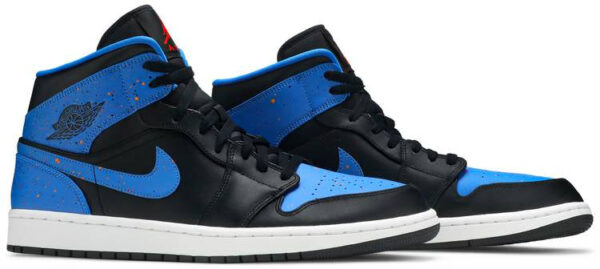 Jordan 1 Mid Royal Paint Splatter 554724-048 - Arviolet photo 3