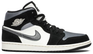 Jordan 1 Mid Satin Grey Toe 852542-011 - Arviolet photo 1