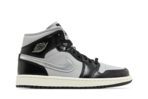 Jordan 1 Mid SE Black Metallic Silver (Women's) FB9892-002 - Arviolet photo 1