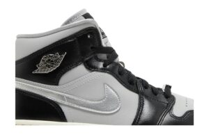 Jordan 1 Mid SE Black Metallic Silver (Women's) FB9892-002 - Arviolet photo 2