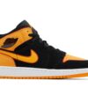 Jordan 1 Mid SE Black Vivid Orange (GS) FJ4924-008 - Arviolet photo 1