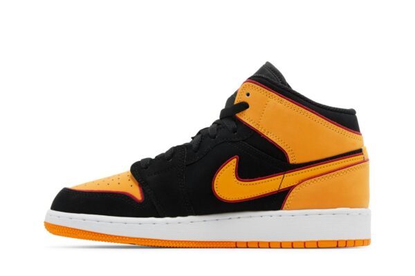 Jordan 1 Mid SE Black Vivid Orange (GS) FJ4924-008 - Arviolet photo 3