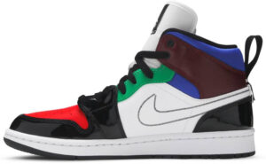 Jordan 1 Mid SE Black White Multi-Color (Women's) DB5454-001 - Arviolet photo 2