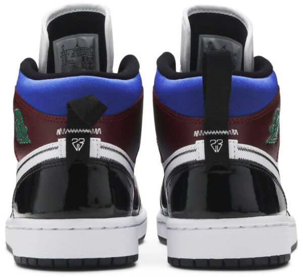 Jordan 1 Mid SE Black White Multi-Color (Women's) DB5454-001 - Arviolet photo 4