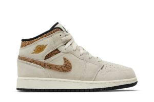 Jordan 1 Mid SE Brown Elephant (GS) DZ5369-102 - Arviolet photo 1