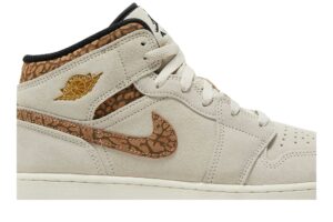 Jordan 1 Mid SE Brown Elephant (GS) DZ5369-102 - Arviolet photo 2