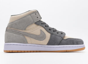 Jordan 1 Mid SE Coconut Milk Particle Grey (GS) DN4346-100 - Arviolet photo 1