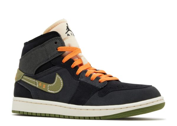 Jordan 1 Mid SE Craft Anthracite Light Olive FD6817-003 - Arviolet photo 3