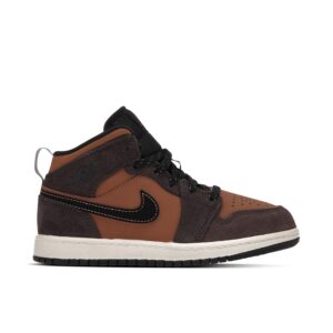Jordan 1 Mid SE Dark Chocolate (PS) DC7249-200 - Arviolet photo 1