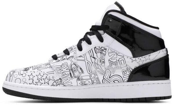 Jordan 1 Mid SE DIY (GS) DC4099-100 - Arviolet photo 2