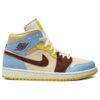 Jordan 1 Mid SE Fearless Maison Chateau Rouge CU2803-200 - Arviolet photo 1