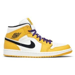 Jordan 1 Mid SE Lakers 852542-700 - Arviolet photo 1