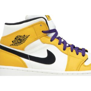 Jordan 1 Mid SE Lakers 852542-700 - Arviolet photo 2