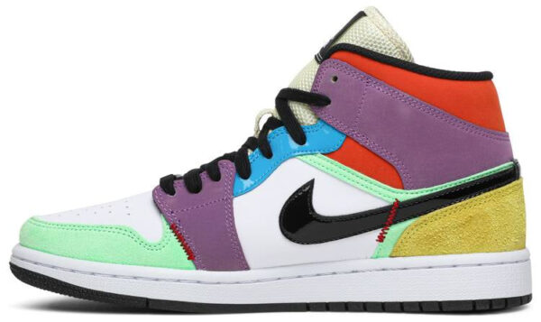 Jordan 1 Mid SE Multi-Color (Women's) CW1140-100 - Arviolet photo 4