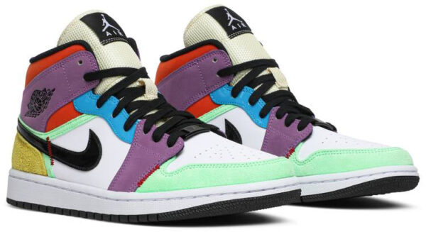 Jordan 1 Mid SE Multi-Color (Women's) CW1140-100 - Arviolet photo 5