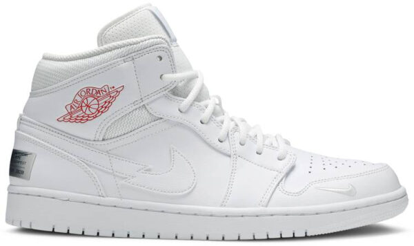 Jordan 1 Mid SE Nike Swoosh On Tour (2020) CW7589-100 - Arviolet photo 1