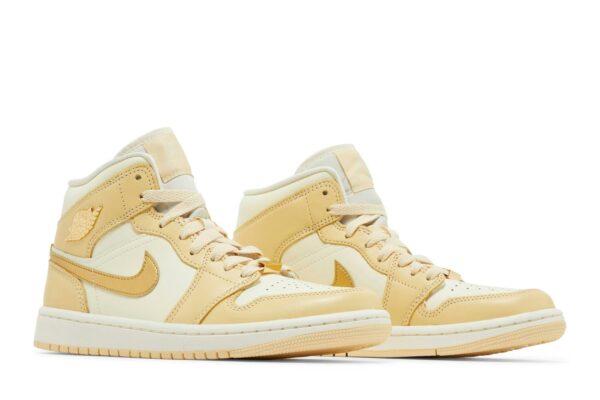 Jordan 1 Mid SE Pale Vanilla Metallic Gold (Women's) FB9892-200 - Arviolet photo 8
