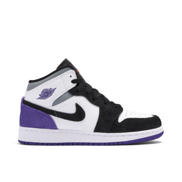 Jordan 1 Mid SE Purple (GS) BQ6931-105 - Arviolet photo 1