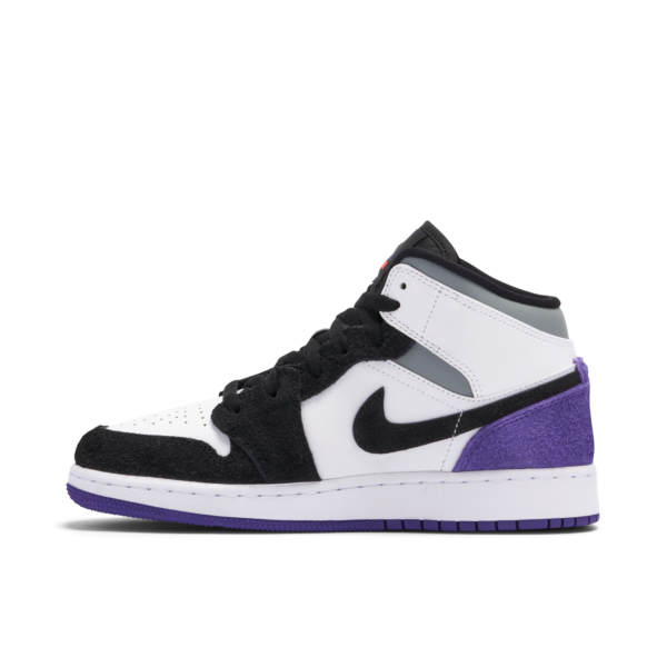 Jordan 1 Mid SE Purple (GS) BQ6931-105 - Arviolet photo 2