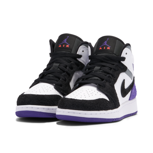 Jordan 1 Mid SE Purple (GS) BQ6931-105 - Arviolet photo 4