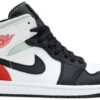 Jordan 1 Mid SE Red Black Toe 852542-100 - Arviolet photo 1
