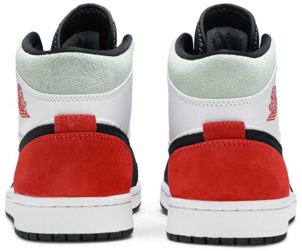 Jordan 1 Mid SE Red Black Toe 852542-100 - Arviolet photo 4