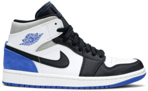 Jordan 1 Mid SE Royal Black Toe 852542-102 - Arviolet photo 1