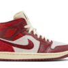 Jordan 1 Mid SE Tiki Leaf Team Red (Women's) DZ2820-601 - Arviolet photo 1