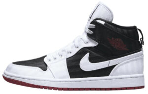 Jordan 1 Mid SE Utility Canvas White Black Gym Red (Women's) DD9338-016 - Arviolet photo 1