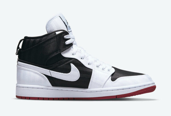 Jordan 1 Mid SE Utility Canvas White Black Gym Red (Women's) DD9338-016 - Arviolet photo 3
