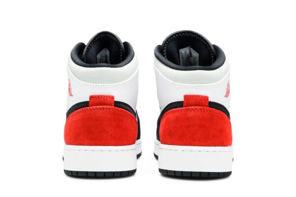 Jordan 1 Mid SE White Black Red Spruce (GS) BQ6931-100 - Arviolet photo 6
