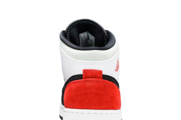 Jordan 1 Mid SE White Black Red Spruce (GS) BQ6931-100 - Arviolet photo 7