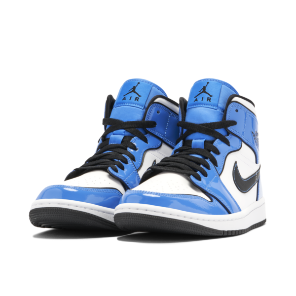 Jordan 1 Mid Signal Blue DD6834-402 - Arviolet photo 4