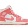 Jordan 1 Mid Strawberries and Cream (Women's) BQ6472-186 - Arviolet photo 1