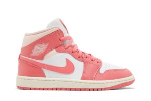 Jordan 1 Mid Strawberries and Cream (Women's) BQ6472-186 - Arviolet photo 1