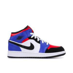 Jordan 1 Mid Top 3 (GS) 554725-124 - Arviolet photo 1