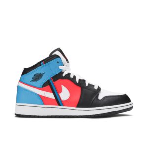 Jordan 1 Mid Tri Color Ribbons (GS) CV4891-001 - Arviolet photo 1